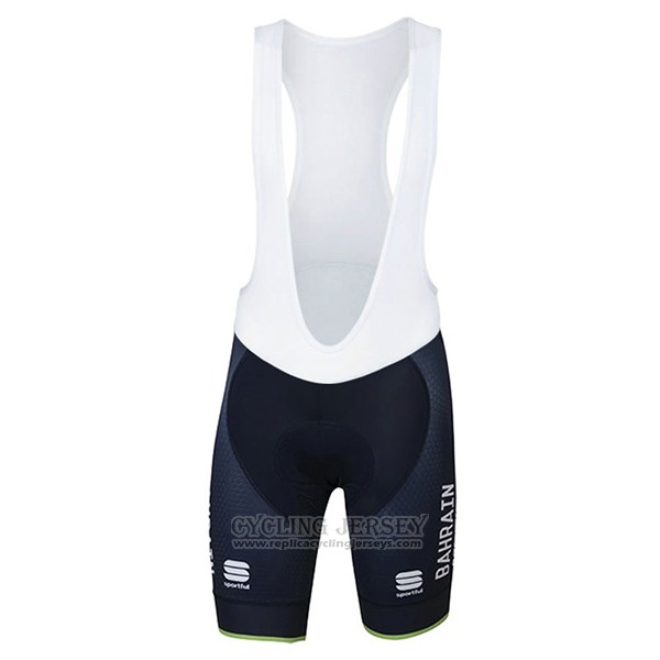 2017 Cycling Jersey Bahrain Merida Orange Short Sleeve and Bib Short
